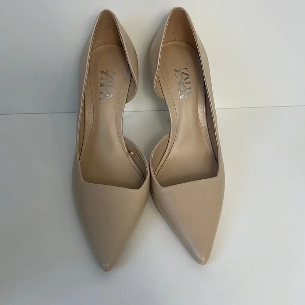 ZARA LEATHER HEELED SHOES‎ NARCISO RODRÍGUEZ COLLECTION